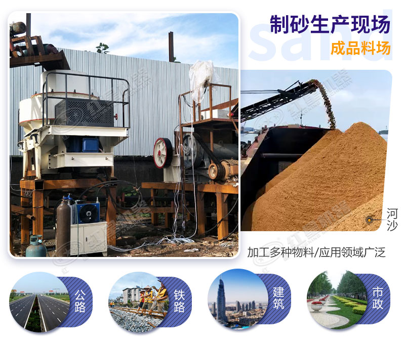 制砂生產(chǎn)線成品質(zhì)量高、效益高