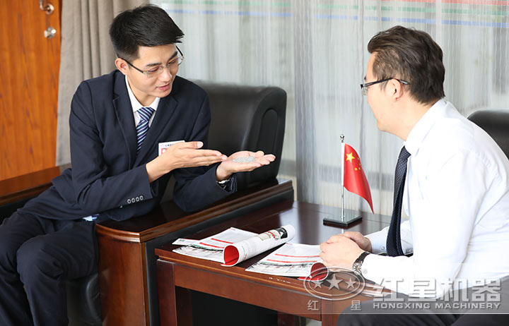 合作共贏，來(lái)廠客戶物料展示