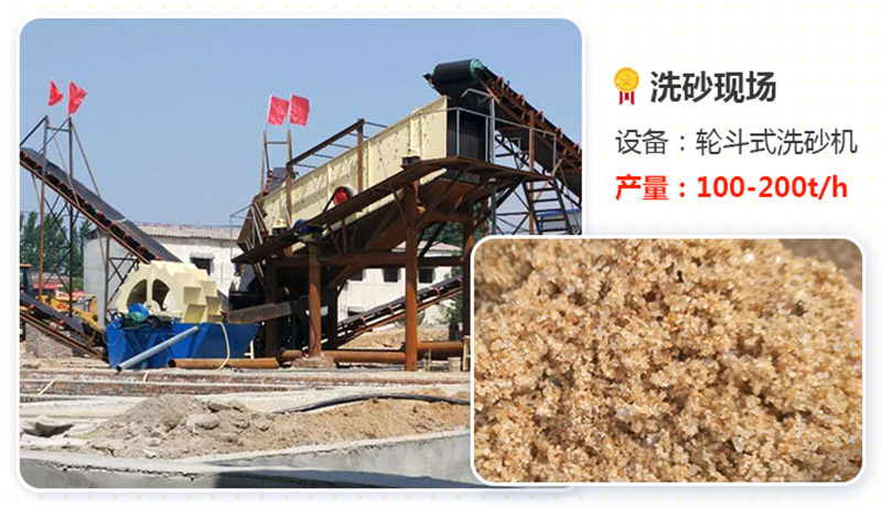 輪式洗砂機(jī)產(chǎn)量高、效果好